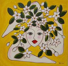 Carica l'immagine nel visualizzatore di Gallery, S I K E L I A in giallo //dipinto a mano