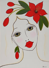 Carica l'immagine nel visualizzatore di Gallery, "Amurusa con fiore rosso"